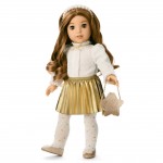  American Girl Janie and Jack Ruffles and Ribbon Blouse